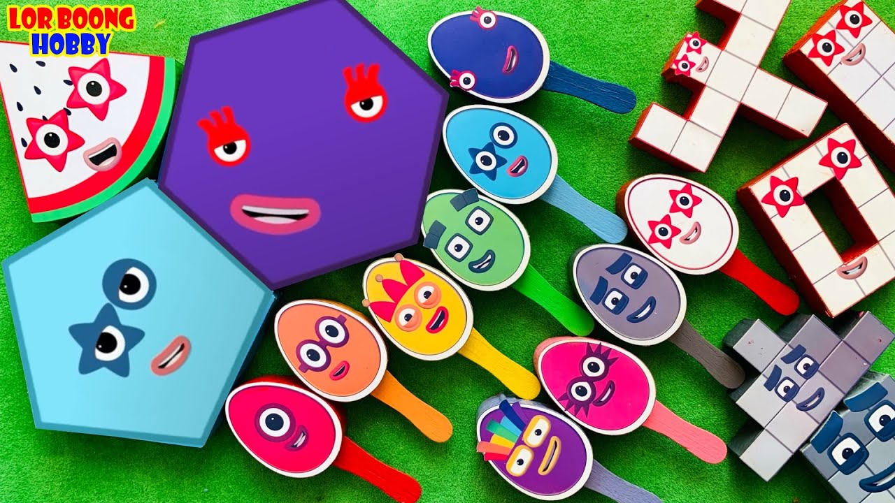 Meet Numberblocks NEW 910 21 Puzzle Tetris Shape| ASMR chirping of birds