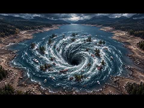 How did an entire lake in the United States disappear in 3 hours because of a single well?