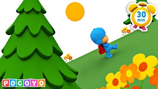 Vamos cuidar da Terra  Pocoyo planta sementes! | Pocoyo  Portugues Brasil | 30 minutos