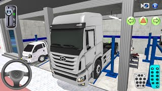 New Hyundai Xcient Truck in Auto repair Shop - 3D Driving Class Android gameplay - game Truck screenshot 5