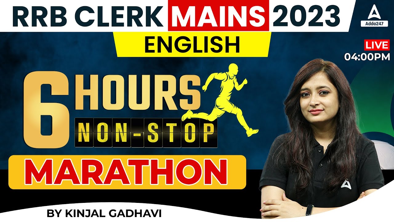 RRB Clerk Mains 2023 | RRB Clerk Mains English Marathon by Kinjal ...