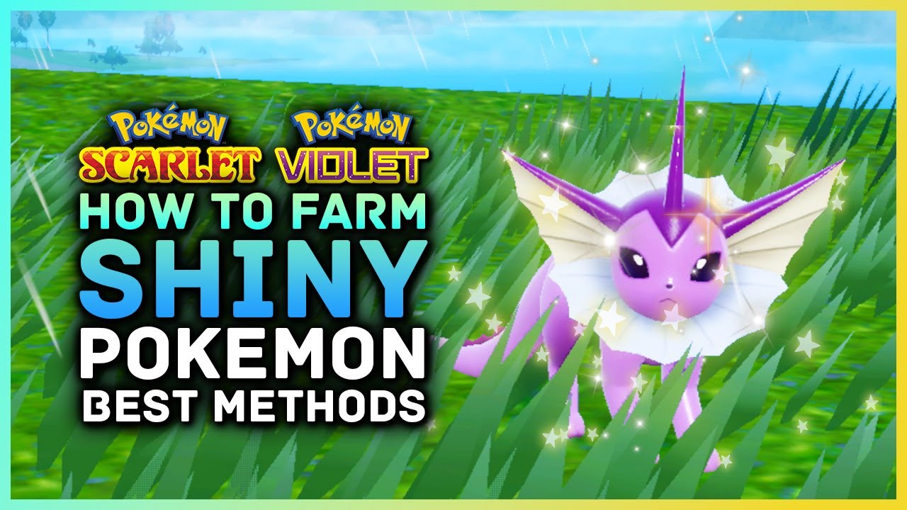 Pokemon Scarlett and Violet  How To Farm Shiny Pokemon, Shiny