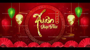 Visual Background Xuân Giáp Thìn 2024