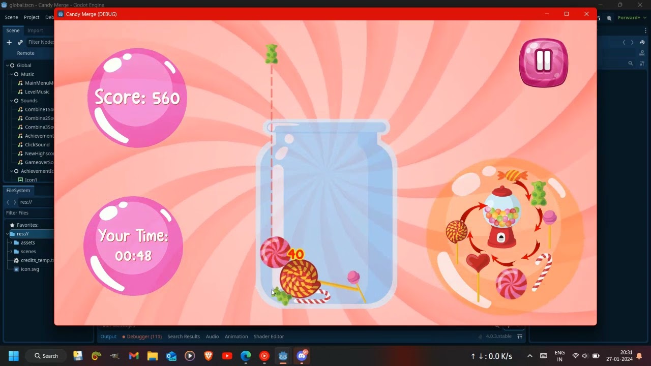 🍭 Candy Merge Game Released! 🌟