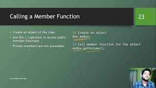 Member Functions and Friend Functions | C++