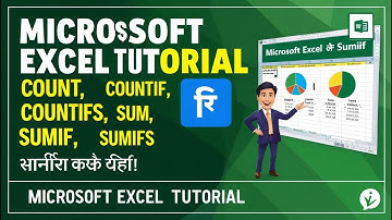 Microsoft Excel : Count Countif Countifs Sum Sumif Sumifs || Hindi || Easy and Step-by-Step Tutorial