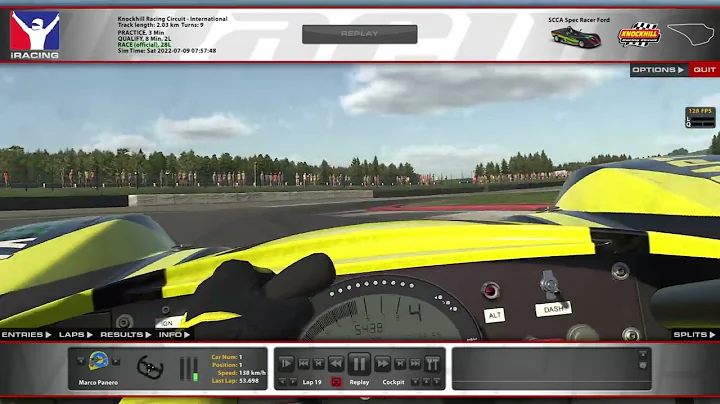 iRacing SCCA Spec Racer Ford Knockhill International - 53:503