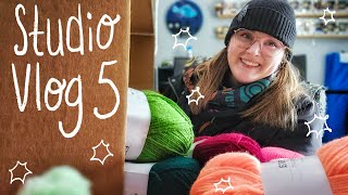 Studio Vlog 5 | Punch Needle and More