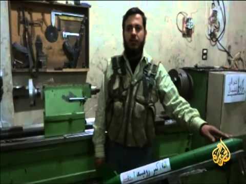 الجيش السوري الحر يصنع السلاح محليا