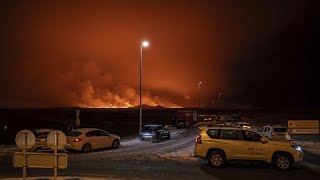 En Islande, une éruption volcanique 