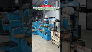 Iwasaki Ruh-50 Semi Rotary Letterpress Label Printing Machine For Sale Mk Printecs Machinery