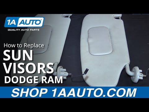 How to Replace Sun Visors 06-08 Dodge Ram 1500