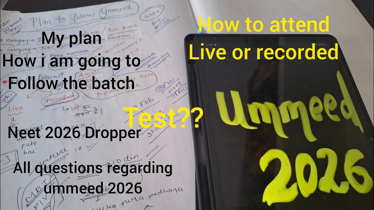 My plan to follow Ummeed |last chance 😢|complete strategy| 450 + #ummeed2026 #neet2026 #studywithme