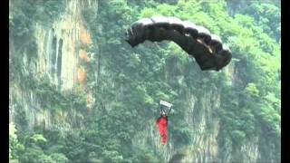 Mexico base jumping event 2006. Chris Douggs McDougall BASE