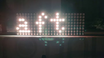 ws2812b scrolling text: