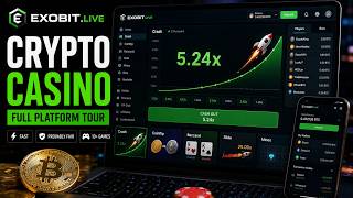 Crypto casino source code (exobit) with 18 games Crash, dice, coinflip