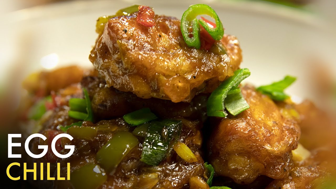 Egg Chilli Spicy Egg Chilli एग चिली IndoChinese Recipe Food