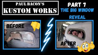 PART 7: COOL AUSTIN A40 PICK UP TRUCK: THE BIG WINDOW REVEAL