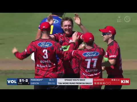 Jake Gibson goes MAD | Kings v Volts | SHORT HIGHLIGHTS | Dream11 Super Smash | Christchurch