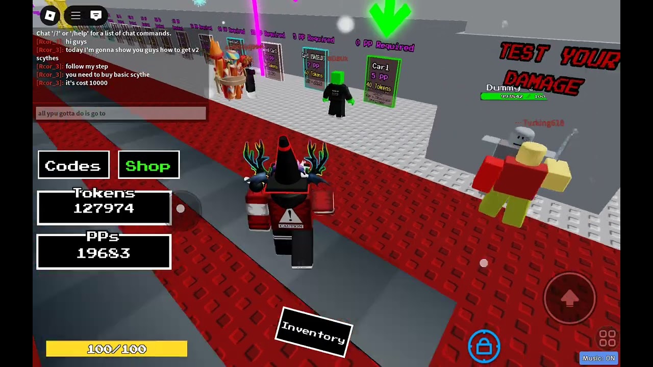 Carl Boss Fight [CBF] How to get v2 scythe