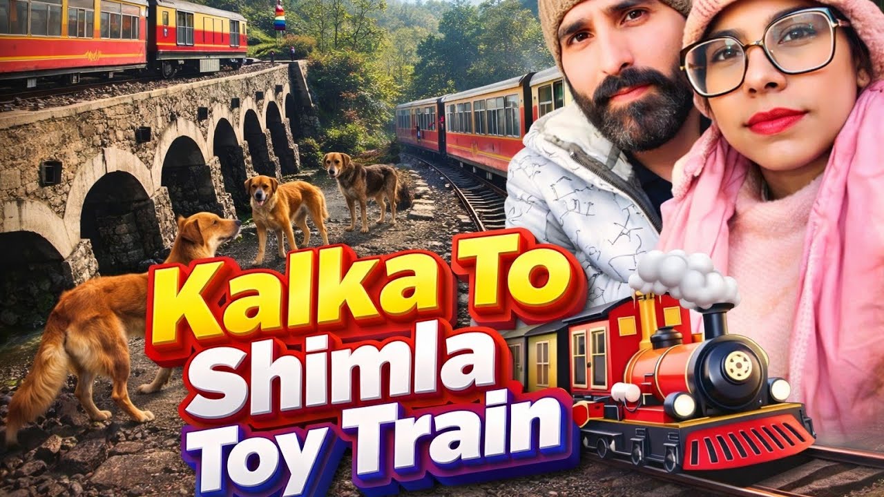 Kalka To Shimla Toy Train | Shivalik Deluxe Express | Tilak Prabh Vlogs | Shimla Vlogs