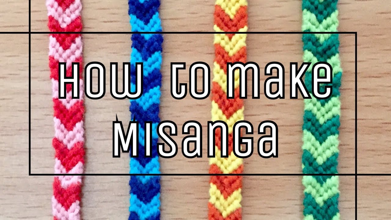 【簡単】ミサンガの編み方