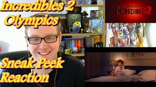 Incredibles 2 - Olympics Sneak Peek - Reaction