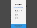 reasoning classes, ssc reasoning practice set, reasoning practice set, reasoning, analogy Reasoning