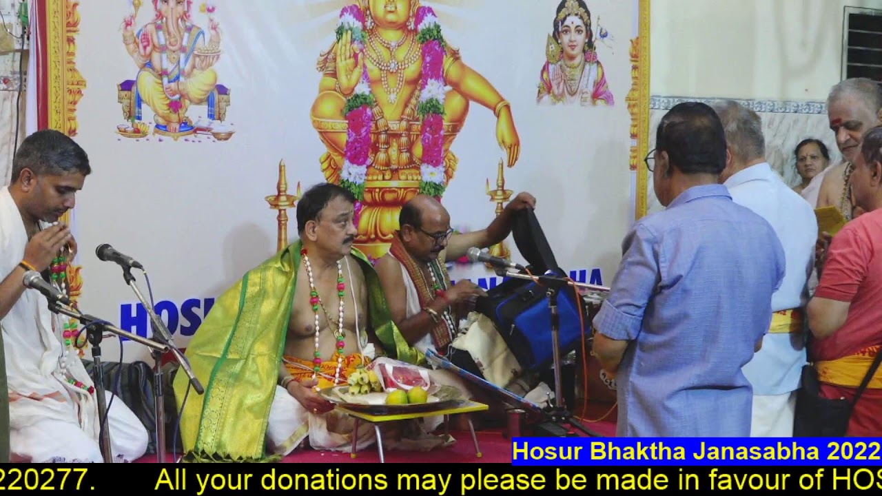 19th Year Sasthapreethi & Ayappan Pooja  & Maharudram by Hosur Bhaktha Janasabha 2022 Day -06