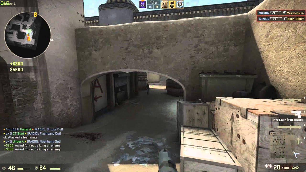 CSGO - 1v5 Ace Clutch (last round + Angry Russian) - YouTube