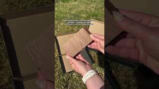 Unbox my FREE LuxeLine composite fencing sample pack 👀 Unbox my FREE LuxeLine composite fencing sample pack 👀
