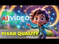 Create AI Generated Disney Pixar Style Animations FOR FREE! - Explained in HINDI