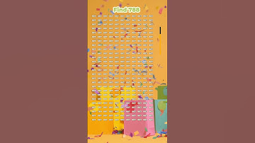 Can you find 788? #puzzle #brainteaser #numberchallenge #shorts