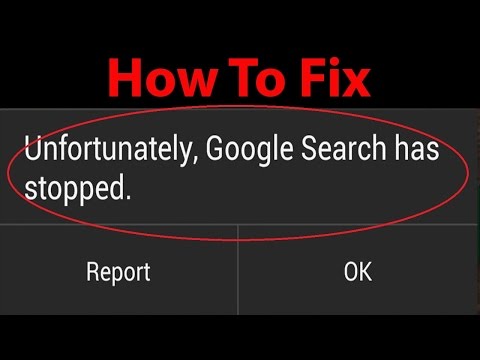 How to Fix "Unfortunately, Google search has stopped" Error On Android ? hqdefault