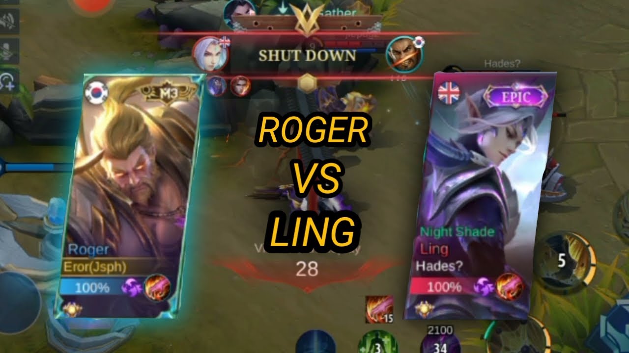 ROGER VS LING | ROGER DAMAGE 2022 | MLBB | Yuga Official