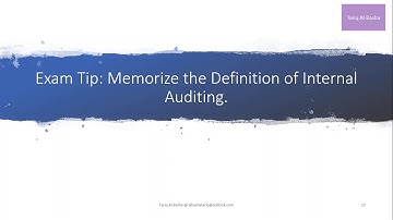 CIA Part #1: Section #1 - Foundation of Internal Auditing (15)