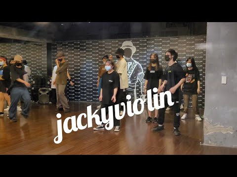 Locking dance 上課了！#jackyviolin #小提偉偉