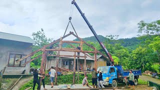 Download Lagu Neighbors, brothers and cranes successfully assembled a super beautiful wooden house MP3 Download Lagu Neighbors, brothers and cranes successfully assembled a super beautiful wooden house MP3