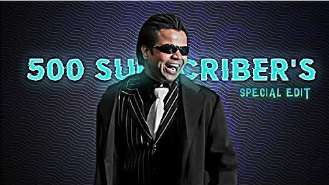 500 SUBSCRIBER SPECIAL VIDEO | BONES SONG | 500 SUBS SPECIAL EDIT | 500 SUBS COMPLETE