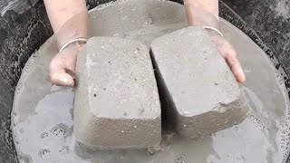 |ASMR| Super soft dusty sand cement dry+water ? crumbling |Sleep Aid| |Oddlysatisfying|
