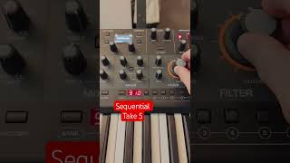 Testing my new Sequential Take 5, delighted with its sound! #sequentialcircuits #take5 #keyboardist