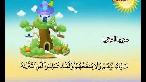 سورة البقرة حفظ من 101 إلى 110 المصحف المعلم المنشاوي