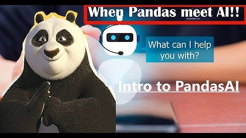 Pandas AI tutorial | Open AI | AI meets Pandas