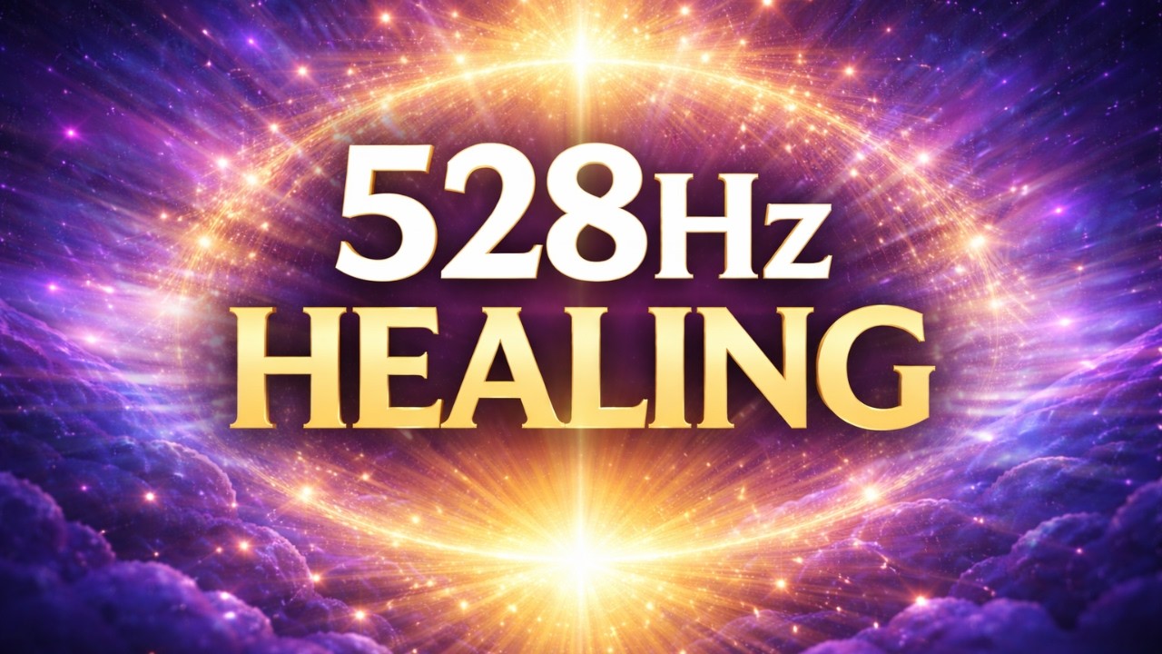 528Hz Healing Frequency 🌿 DNA Repair & Positive Energy Boost (8 Hours)