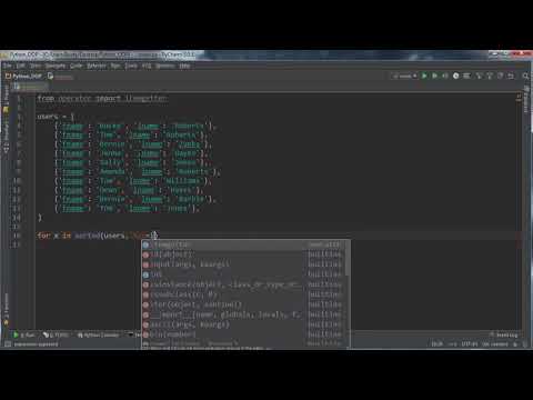 55 Python Programming Tutorial - Dictionary Multiple Key Sort