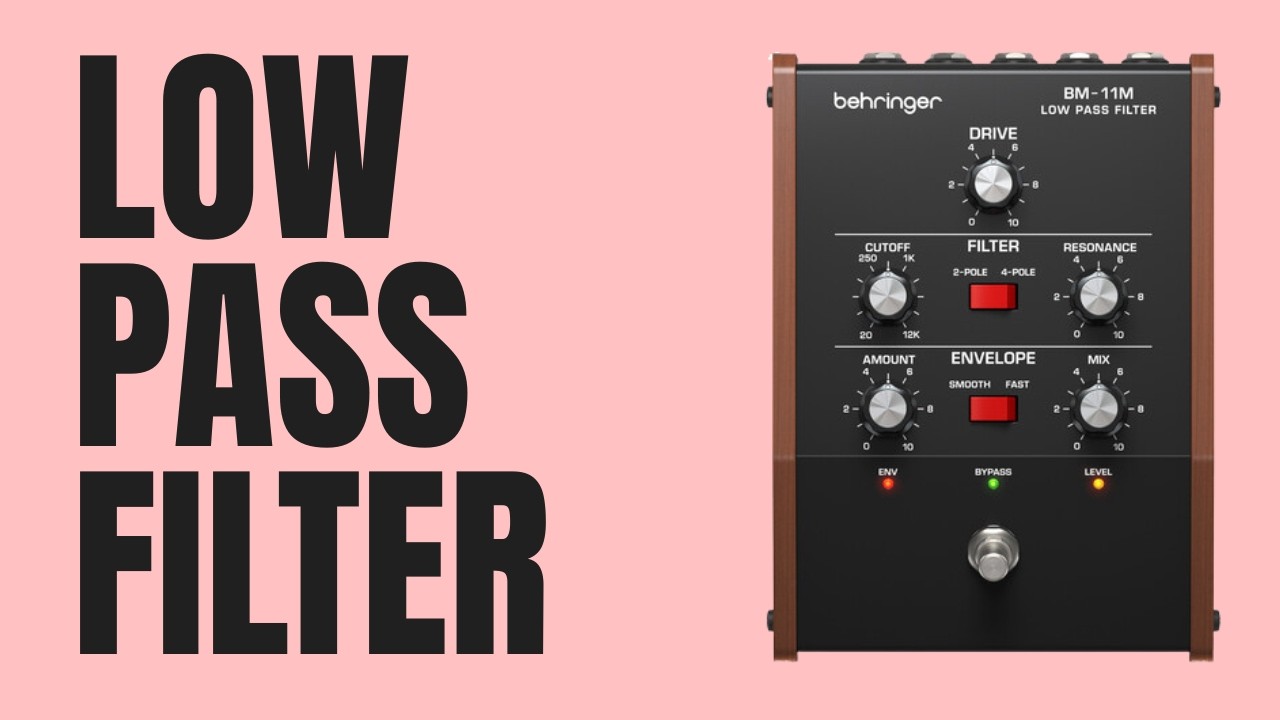 No talking! Behringer BM-11M LOW PASS FILTER Audio Demo. - YouTube