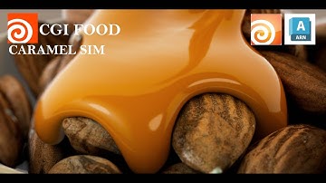Houdini Caramel Flip Simulation CGI Food Rnd (Project Files Included)