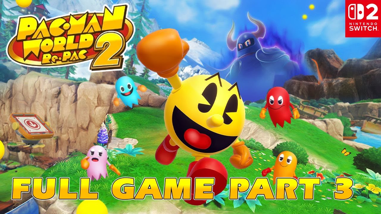 Pac-Man World 2 Re Pac 🔴LIVE (FULL GAME) Gameplay Part 3 | Nintendo ...