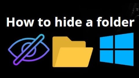 How to Hide a Folder in Windows 11, 10, 8, 7? Useful Guide