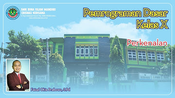 Perkenalan Pemrograman Dasar X